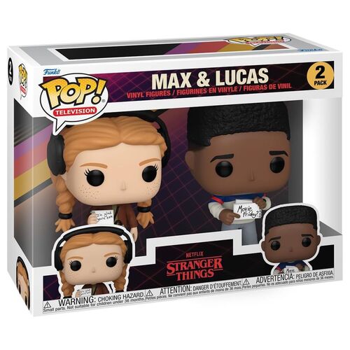 FUNKO POP! STRANGER THINGS - PACK DE 2: MAX MAYFIELD Y LUCAS SINCLAIR