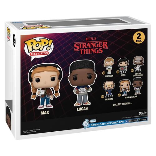 FUNKO POP! STRANGER THINGS - PACK DE 2: MAX MAYFIELD Y LUCAS SINCLAIR