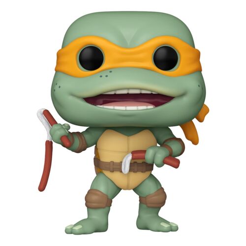 FUNKO POP! TORTUGAS NINJA - MICHELANGELO CON NUNCHAKUS DE SALCHICHA