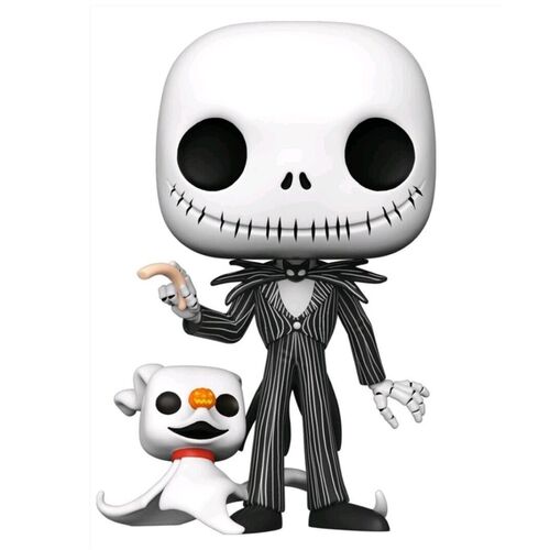 FUNKO POP! PESADILLA ANTES DE NAVIDAD - JACK SKELLINGTON CON ZERO 25 CM