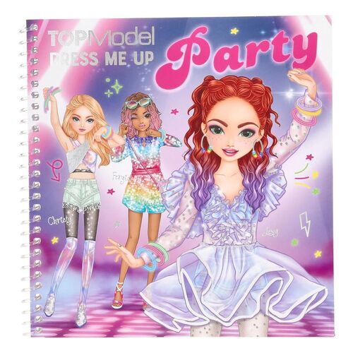 TOP MODEL CUADERNO DE PEGATINAS DRESS ME UP PARTY