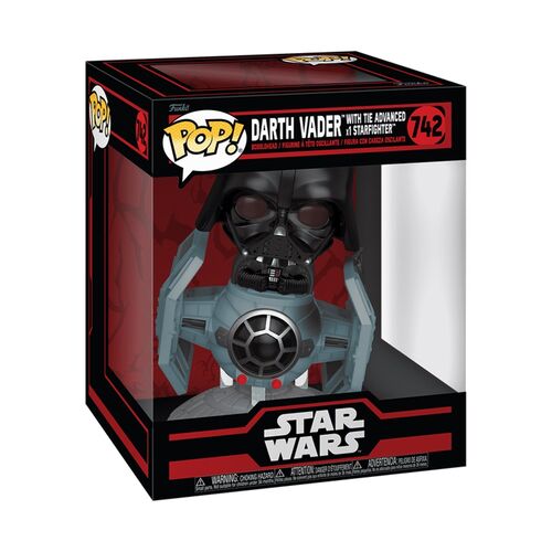 FUNKO POP! RIDES: STAR WARS  DARTH VADER CON CAZA TIE ADVANZADO X1