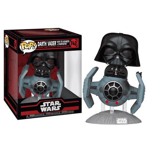 FUNKO POP! RIDES: STAR WARS  DARTH VADER CON CAZA TIE ADVANZADO X1