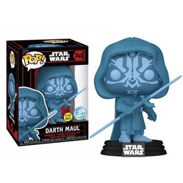 FUNKO POP! STAR WARS  DARTH MAUL (HOLOGRAMA) (BRILLA EN LA OSCURIDAD) EXCLUSIVO
