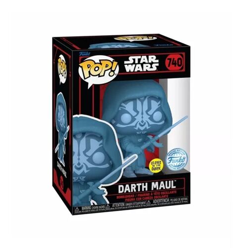 FUNKO POP! STAR WARS  DARTH MAUL (HOLOGRAMA) (BRILLA EN LA OSCURIDAD) EXCLUSIVO