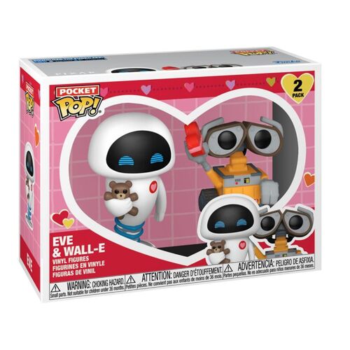 FUNKO POCKET POP! LLAVEROS WALL-E & EVE