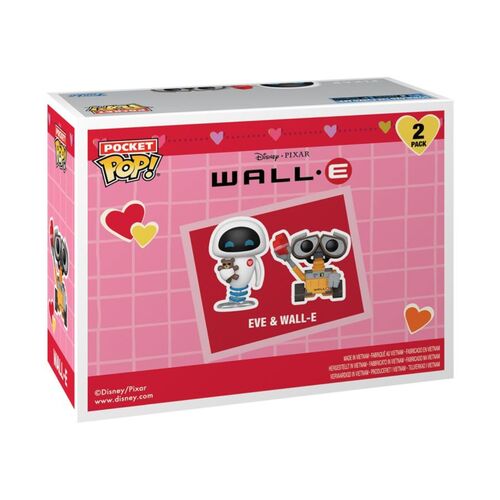 FUNKO POCKET POP! LLAVEROS WALL-E & EVE