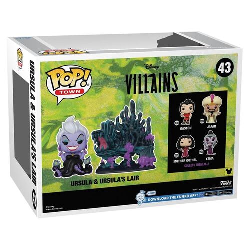 FUNKO POP! TOWN : DISNEY VILLANOS - ÚRSULA EN SU GUARIDA