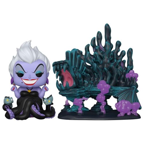 FUNKO POP! TOWN : DISNEY VILLANOS - ÚRSULA EN SU GUARIDA