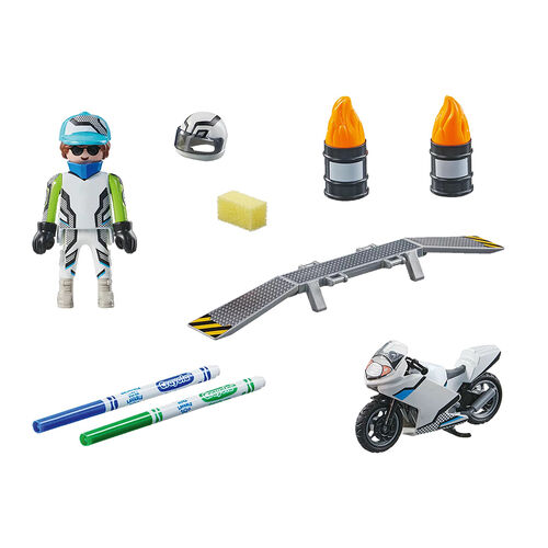 PLAYMOBIL COLOR - MOTO