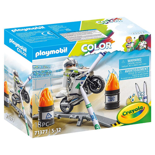 PLAYMOBIL COLOR - MOTO