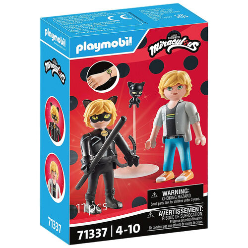 PLAYMOBIL MIRACULOUS LADYBUG - ADRIEN & CAT NOIR