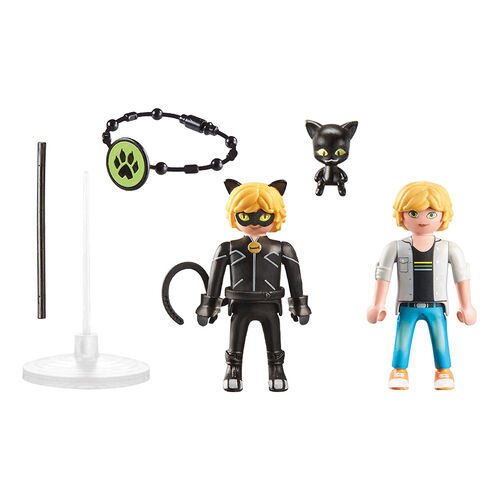 PLAYMOBIL MIRACULOUS LADYBUG - ADRIEN & CAT NOIR