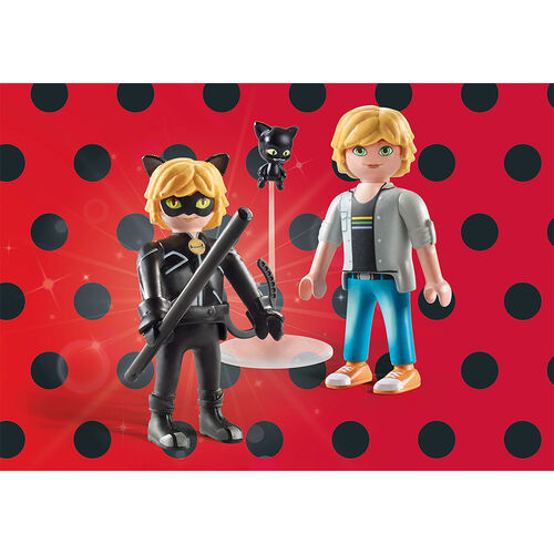 PLAYMOBIL MIRACULOUS LADYBUG - ADRIEN & CAT NOIR