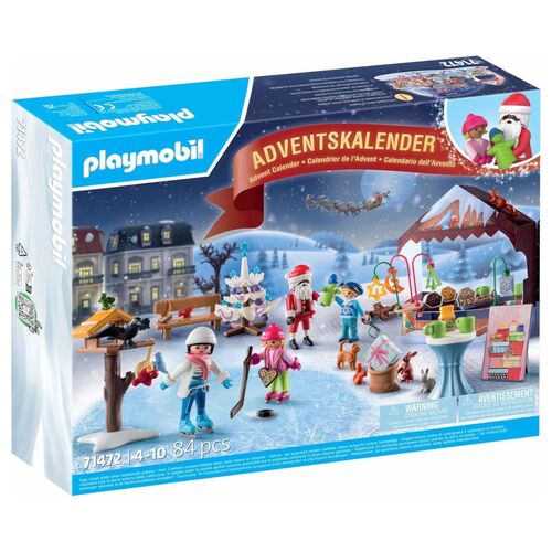 PLAYMOBIL - CALENDARIO DE ADVIENTO: VIAJE AL MERCADO NAVIDEÑO