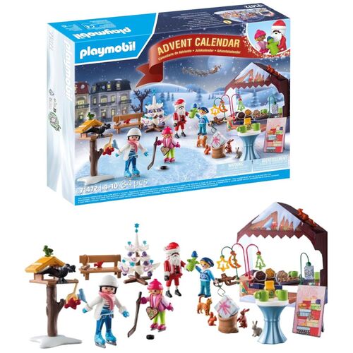 PLAYMOBIL - CALENDARIO DE ADVIENTO: VIAJE AL MERCADO NAVIDEÑO