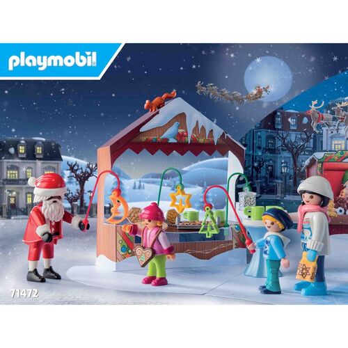 PLAYMOBIL - CALENDARIO DE ADVIENTO: VIAJE AL MERCADO NAVIDEÑO