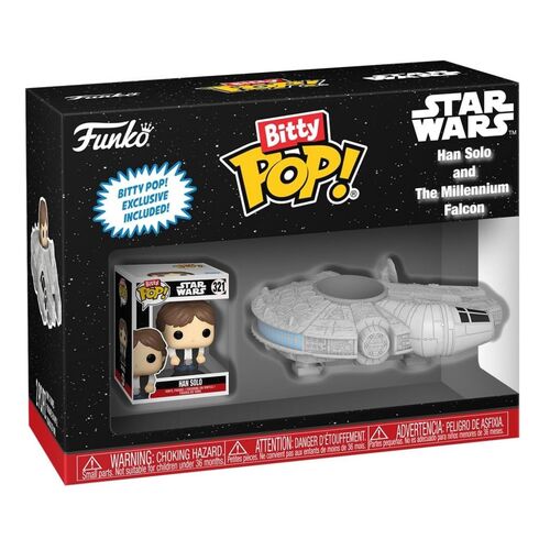 FUNKO BITTY POP! STAR WARS: HAN SOLO Y EL HALCÓN MILENARIO