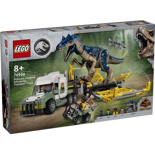 LEGO JURASSIC WORLD – CAMIÓN DE TRANSPORTE DEL ALLOSAURUS