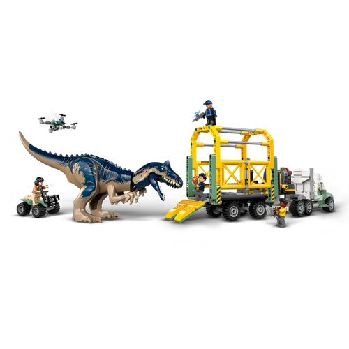 LEGO JURASSIC WORLD – CAMIÓN DE TRANSPORTE DEL ALLOSAURUS