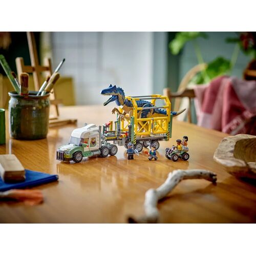 LEGO JURASSIC WORLD – CAMIÓN DE TRANSPORTE DEL ALLOSAURUS