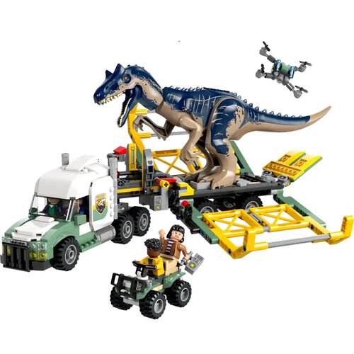 LEGO JURASSIC WORLD – CAMIÓN DE TRANSPORTE DEL ALLOSAURUS