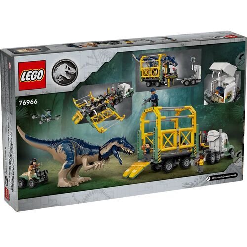 LEGO JURASSIC WORLD – CAMIÓN DE TRANSPORTE DEL ALLOSAURUS