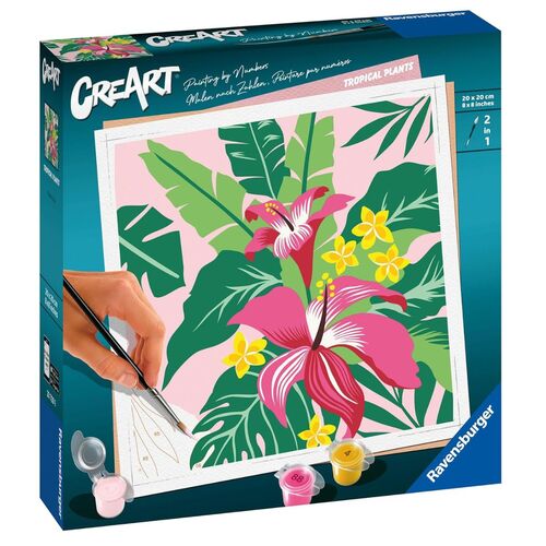 RAVENSBURGER CREART KIT PINTURA FLORES TROPICALES