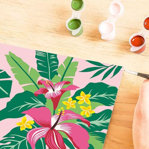 RAVENSBURGER CREART KIT PINTURA FLORES TROPICALES