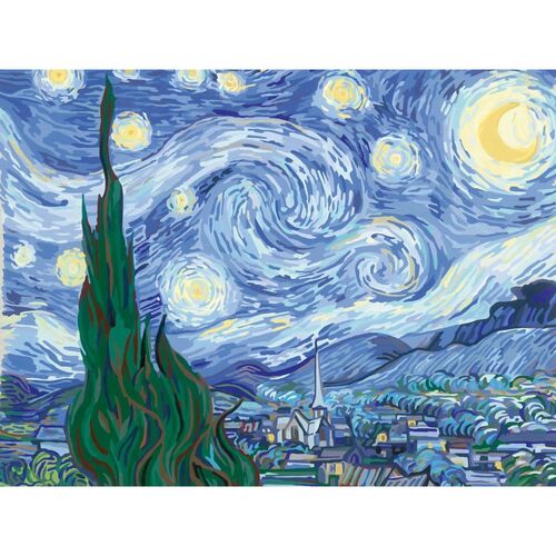 RAVENSBURGER CREART KIT PINTURA VAN GOGH LA NOCHE ESTRELLADA