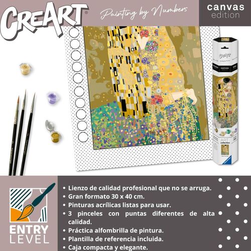 RAVENSBURGER CREART KIT PINTURA KLIMT EL BESO