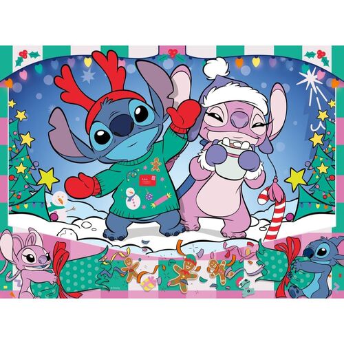 RAVENSBURGER PUZLE DISNEY STITCH NAVIDAD 100 PIEZAS XXL