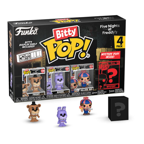 FUNKO BITTY POP! FIVE NIGHTS AT FREDDY’S - FREDDY, BONNIE, BALLON BOY Y ¿?