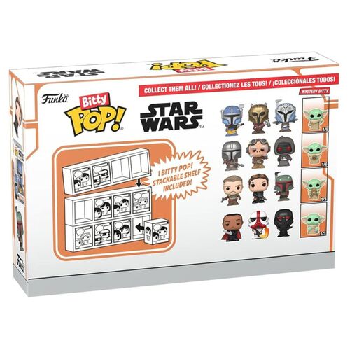 FUNKO BITTY POP! STAR WARS: THE MANDALORIAN – THE MANDALORIAN, KUIIL, OFFWORLD JAWA Y ¿?