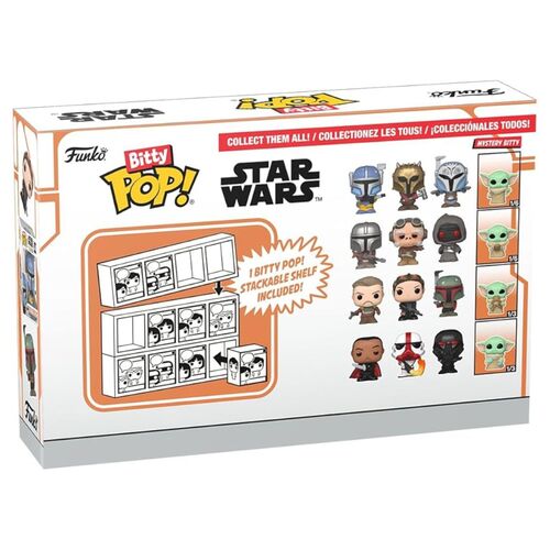 FUNKO BITTY POP! STAR WARS: THE MANDALORIAN ? COBB VANTH, FENNEC SHAND, BOBA FETT Y ¿?