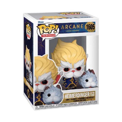 FUNKO POP! ARCANE – HEIMERDINGER CON PORO