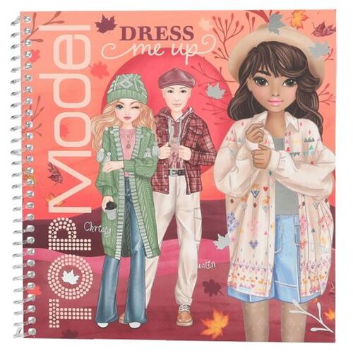 TOP MODEL CUADERNO DE PEGATINAS DRESS ME UP COZY