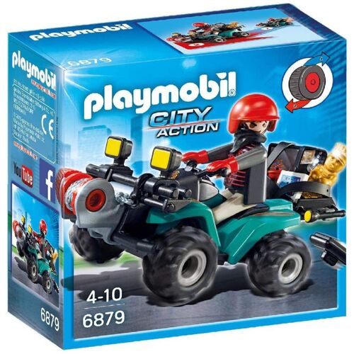 PLAYMOBIL - LADRÓN CON QUAD Y BOTÍN