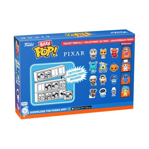 FUNKO BITTY POP! DISNEY PIXAR - BUZZ LIGHTYEAR (XL-01), SOX, MEI PANDA ROJO Y ¿?