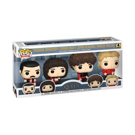 FUNKO POP! QUEEN: RADIO GAGA - PACK DE 4: FREDDIE MERCURY, BRIAN MAY, JOHN DEACON, ROGER TAYLOR