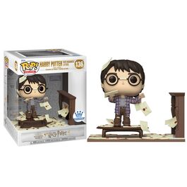 FUNKO POP! DELUXE: HARRY POTTER - HARRY POTTER CON CARTAS DE HOGWARTS (EXCLUSIVO)
