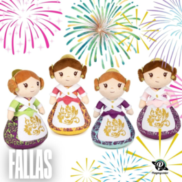 PACK 4 PELUCHES LES FALLERETES