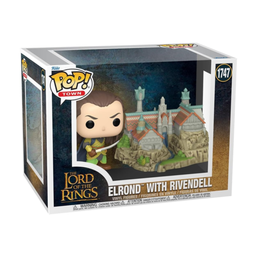 FUNKO POP! TOWN: EL SEÑOR DE LOS ANILLOS - ELROND EN RIVENDELL