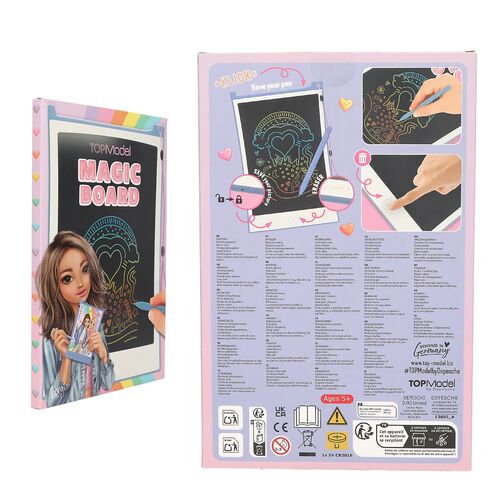 TOP MODEL - PIZARRA MÁGICA LILA