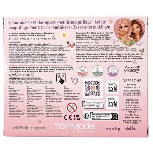 TOP MODEL - SET DE MAQUILLAJE SUMMER FEELING DE BEAUTY AND ME