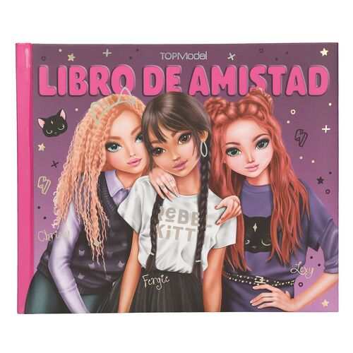 TOP MODEL MI LIBRO DE AMISTAD REBEL KITTY