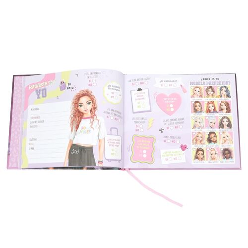 TOP MODEL MI LIBRO DE AMISTAD REBEL KITTY