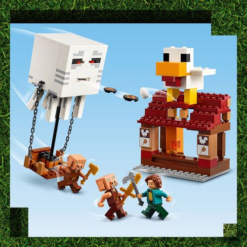 LEGO A MINECRAFT MOVIE - EL ATAQUE A LA ALDEA DEL GLOBO DE GHAST