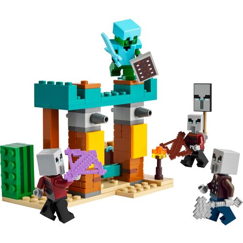 LEGO MINECRAFT - LA PATRULLA DEL DESIERTO DE LOS MALDEANOS