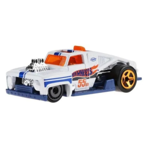 HOT WHEELS - HW 55 RACE TEAM - ERIKENSTEIN ROD (86/250) - WHITE (HALF CARD)
